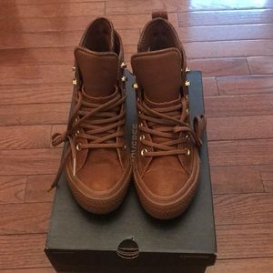 Converse leather chuck taylor high top